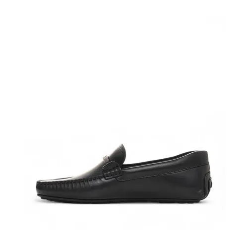 Retro Logo Leather Loafer - Hugo - Modalova