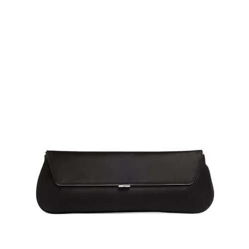 Black Clutch Bag - Amina Muaddi - Modalova