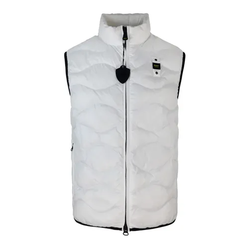 White Padded Zip Jackets - Blauer - Modalova