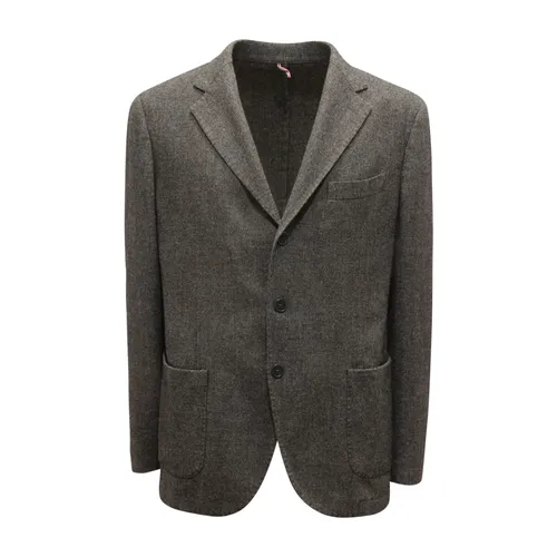 Wool Blend Jacket - Santaniello - Modalova