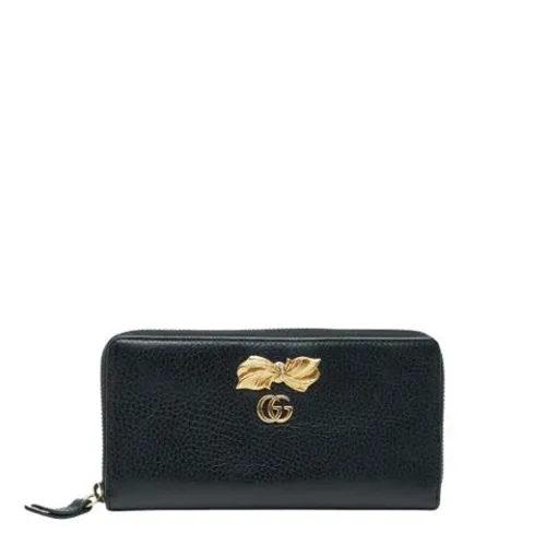 Pre-owned Leather Wallet - Gucci Vintage - Modalova