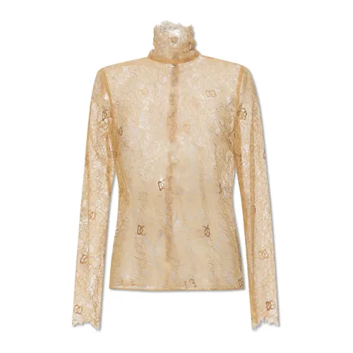 Lace top - Dolce & Gabbana - Modalova