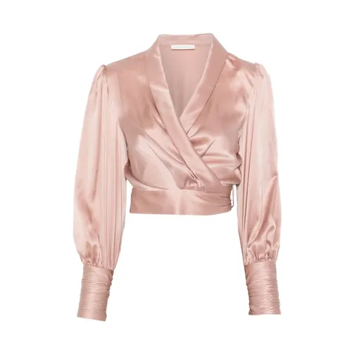 Silk Wrap Top - Zimmermann - Modalova