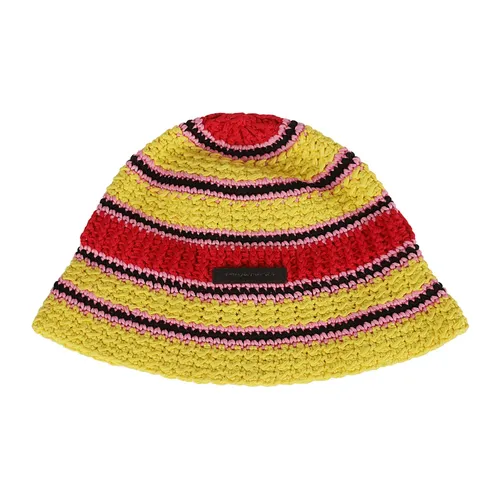 Gorro de Crochet de Algodón a Rayas - Stella McCartney - Modalova