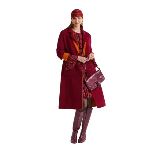 Double Wool Overcoat - Maliparmi - Modalova