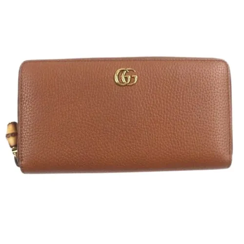 Pre-owned Leather wallets - Gucci Vintage - Modalova