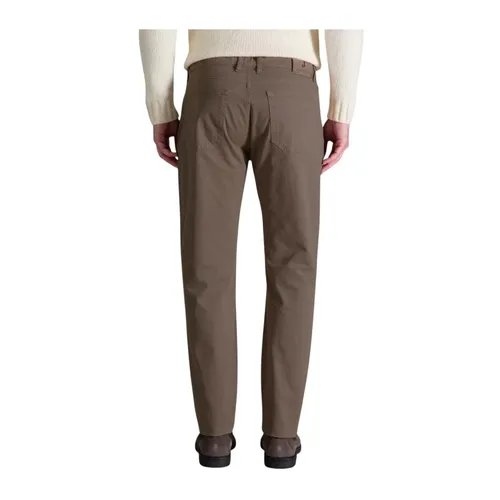 Zip and Button Trousers with Pockets - Jeckerson - Modalova