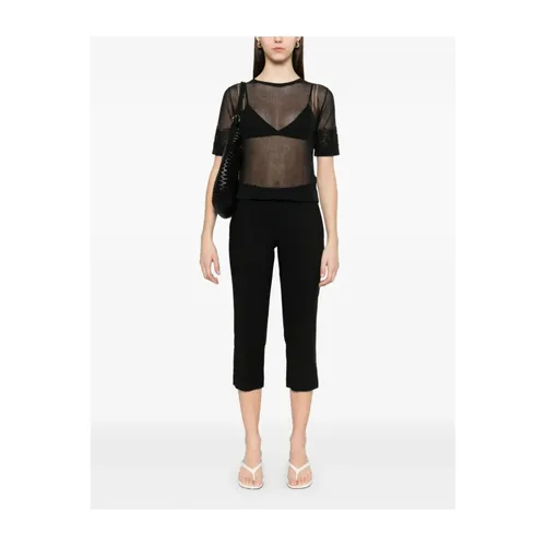 Cropped Trousers - Ermanno Scervino - Modalova