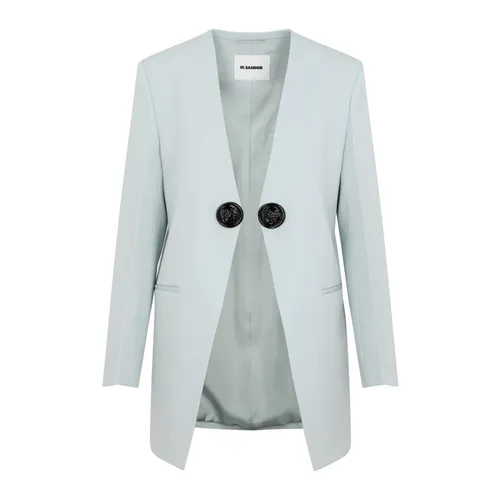 Chinablue Wool Jacket - Jil Sander - Modalova