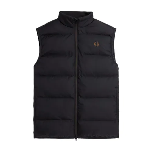 Chaleco aislado negro - Fred Perry - Modalova
