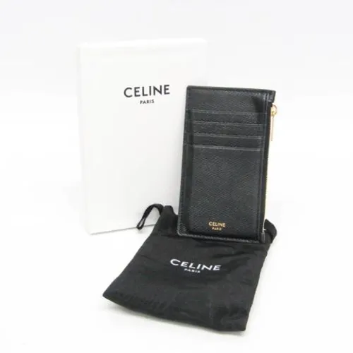 Pre-owned Leather Wallet - Celine Vintage - Modalova