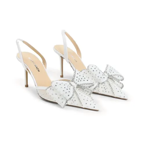 White Mesh Le Cadeau Slingbacks - Mach & Mach - Modalova