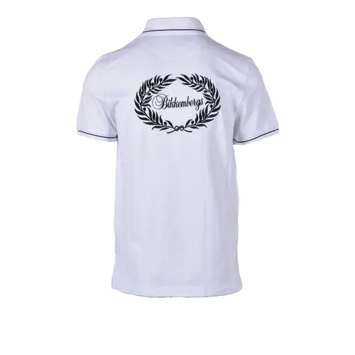 T-shirt stile polo cotone elastan - Bikkembergs - Modalova