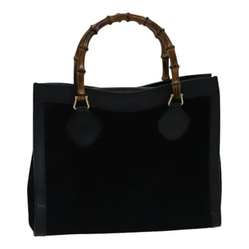 Pre-owned Suede handbags - Gucci Vintage - Modalova