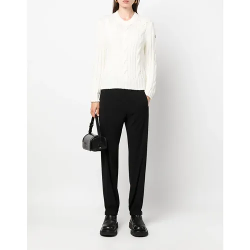 Satin Jogging Pants - Moncler - Modalova