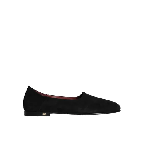 Suede Loafers - Dolce & Gabbana - Modalova