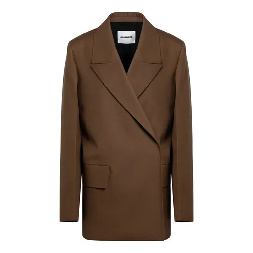 Double-Breasted Jacket - Jil Sander - Modalova