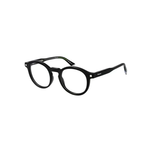 Black Full-Rim Panto Optical Frames - Polaroid - Modalova
