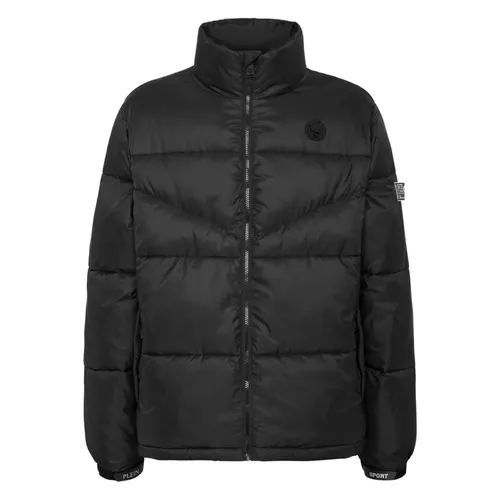 Nylon Puffered Jacket - Plein Sport - Modalova