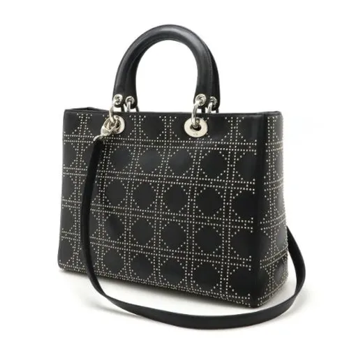 Pre-owned Leather Handbag - Dior Vintage - Modalova