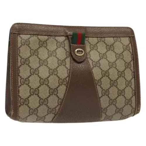 Pre-owned Canvas clutches - Gucci Vintage - Modalova