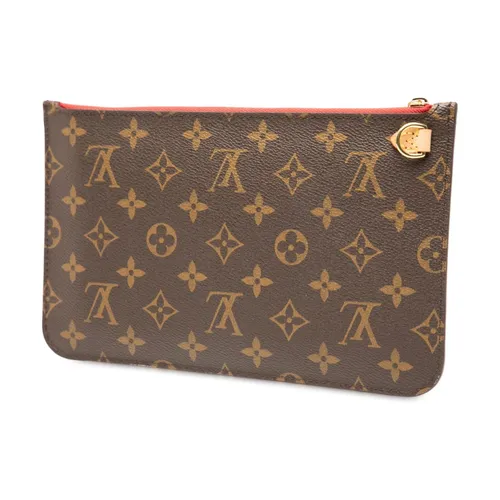 Pre-owned Printed Flat Pouch - Louis Vuitton Vintage - Modalova