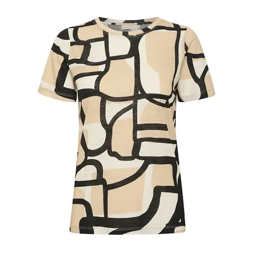 Camiseta con Estampado Gráfico Collage de Esculturas - InWear - Modalova