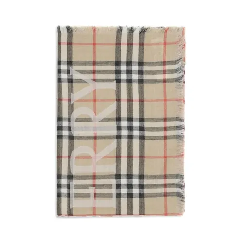 Luxurious Soft Wool Scarf - Burberry - Modalova