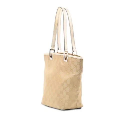 Pre-owned Canvas Tote - Gucci Vintage - Modalova