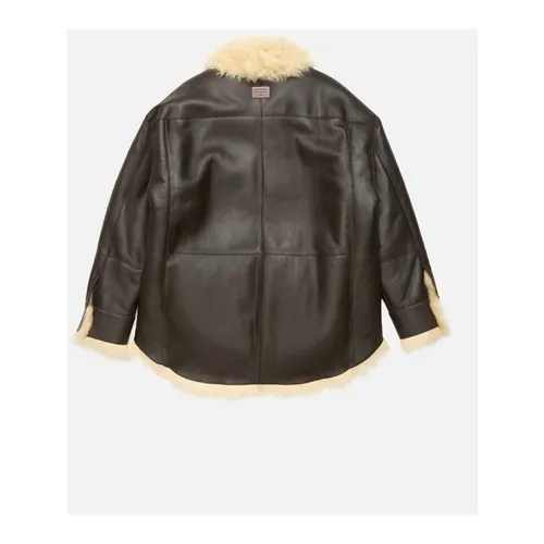 Shearling Shirt Jacket - Acne Studios - Modalova
