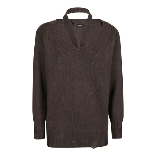 V Neck Sweater - Canessa - Modalova