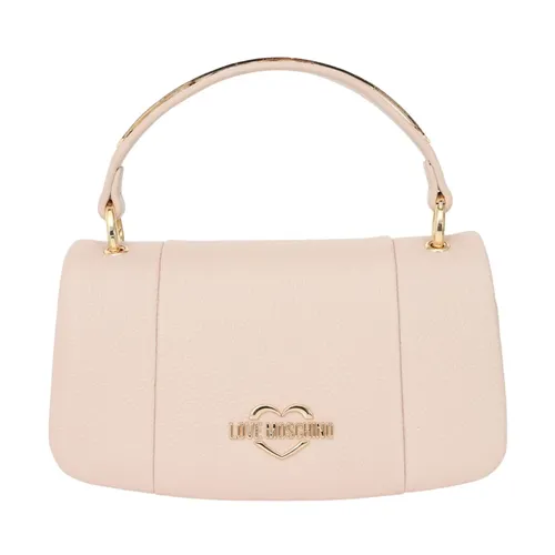 Grain Leather+PU Cross Body Bag - Love Moschino - Modalova