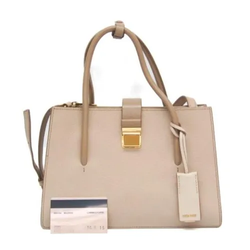 Pre-owned Leather Handbag - Miu Miu Pre-owned - Modalova