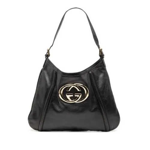 Pre-owned Leather Shoulder Bag - Gucci Vintage - Modalova