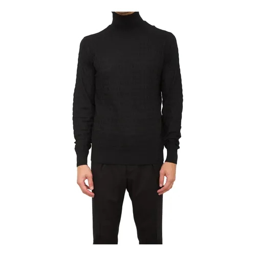 Black Turtleneck Pullover - Emporio Armani - Modalova