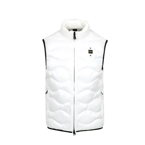 Checked Padded Vest - Blauer - Modalova