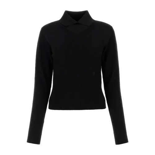 Black Wool Blend Turtleneck - Jil Sander - Modalova