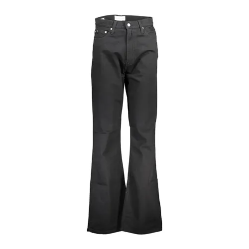 Cotton Bootcut Jeans with Logo Detail - Calvin Klein - Modalova