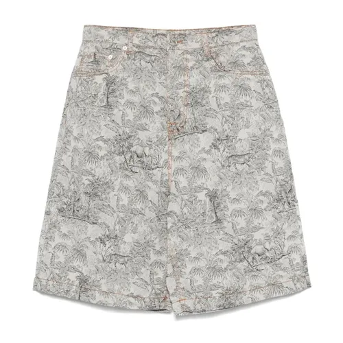 Bermudas de Algodón Jacquard - Etro - Modalova