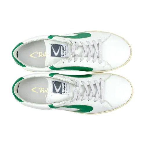 White Leather Men's Sneaker Tournament Model - Valsport 1920 - Modalova
