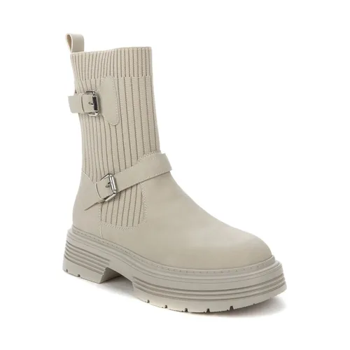 Beige Casual Booties for Women - Keddo - Modalova
