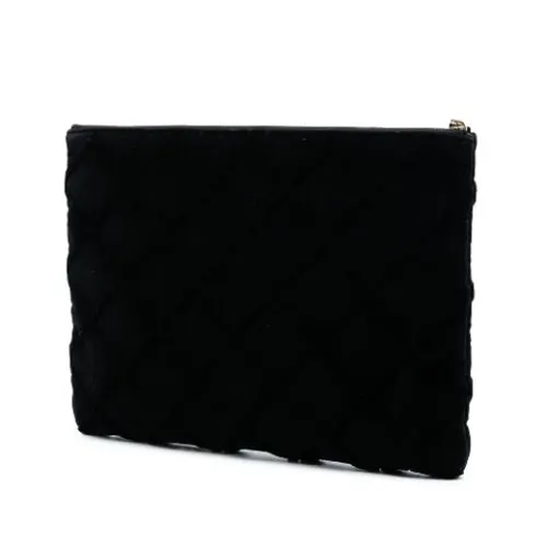 Pre-owned Velvet Clutch - Chanel Vintage - Modalova