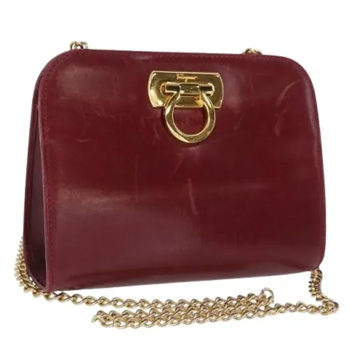 Pre-owned Leather Shoulder Bag - Salvatore Ferragamo Pre-owned - Modalova