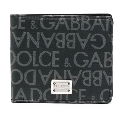 Billetera Jacquard - Dolce & Gabbana - Modalova