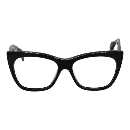 Black Cat Eye Optical Frames - Yohji Yamamoto - Modalova
