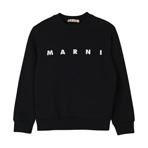 Printed Long Sleeves Top - Marni - Modalova