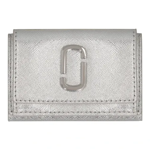 Metallic Leather Snap Wallet - Marc Jacobs - Modalova