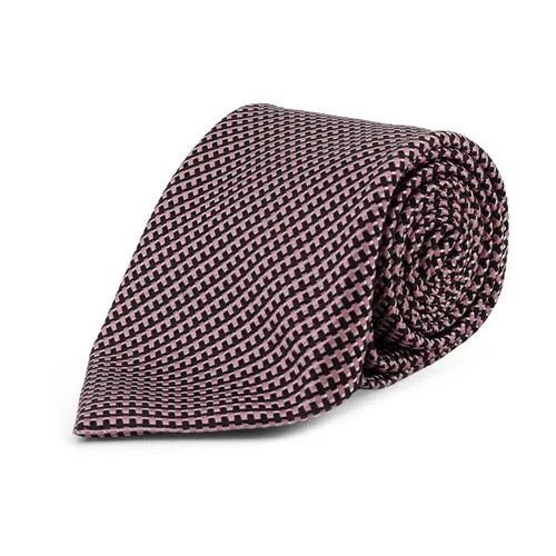 Micro-pattern Silk Tie - Tom Ford - Modalova
