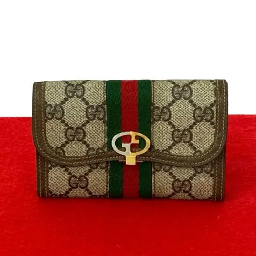 Pre-owned Leather Wallet - Gucci Vintage - Modalova
