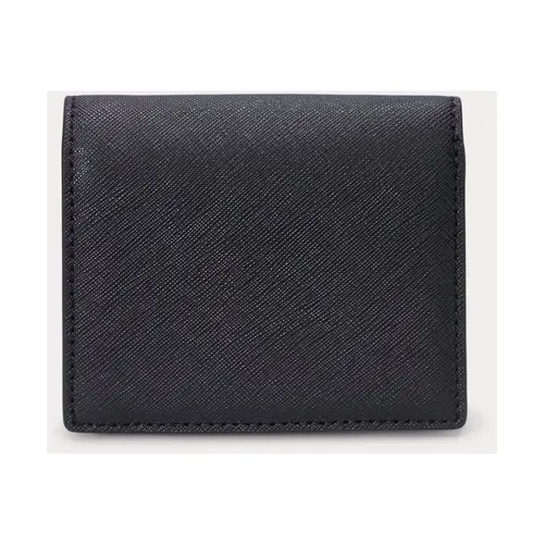 Crosshatch Leather Compact Wallet - Ralph Lauren - Modalova